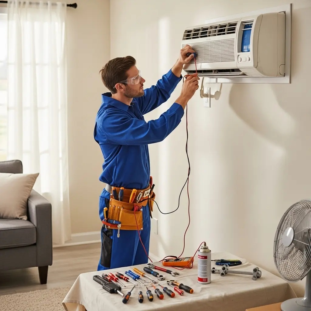 Güngören Eminçelik Eminçelik klima gaz dolumu ve bakım – Enerji verimliliği artırıldı. - Teknik servis örneği